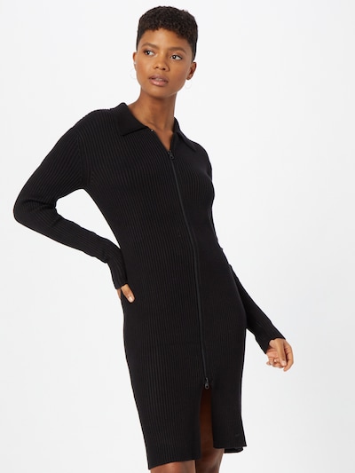 Gina Tricot Knitted dress 'Elliana' in Black, View model