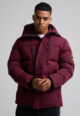 Veste d’hiver 'OSHAWA 2.0' Zavetti Canada en rouge : devant