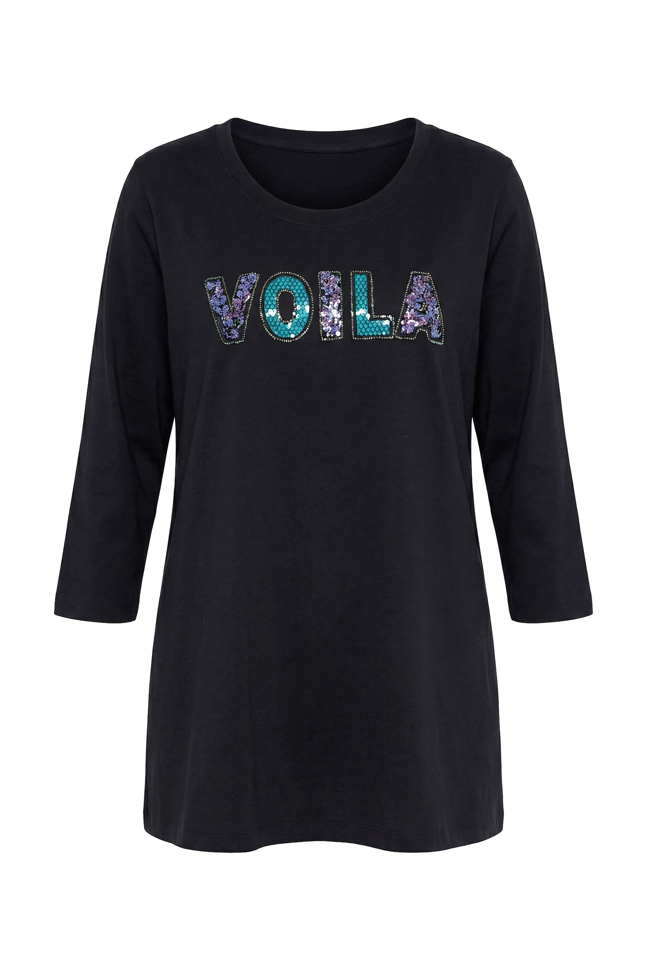 MIAMODA Shirt in Black: front