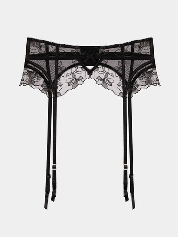 Gianna Bellucci Strumpfhalter 'Luna'‌‌‌ in Schwarz: Vorderseite