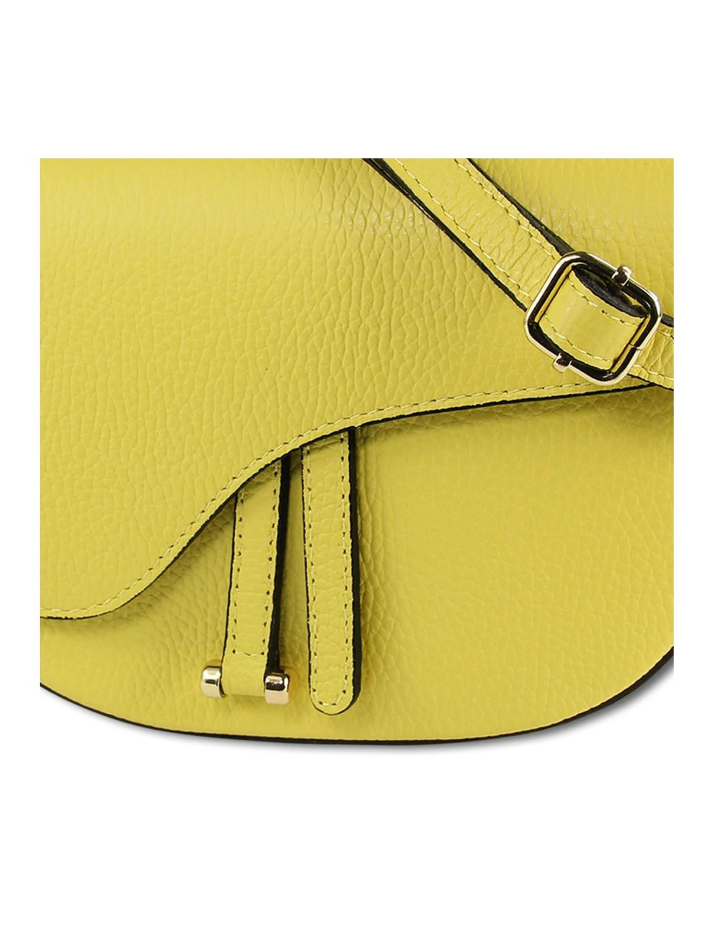 Borsa a spalla di Toscanto in giallo