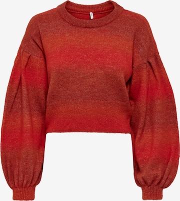 ONLY Sweater 'RAIN' in Orange: front