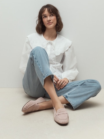 Next Mocassins 'Forever Comfort' in Roze
