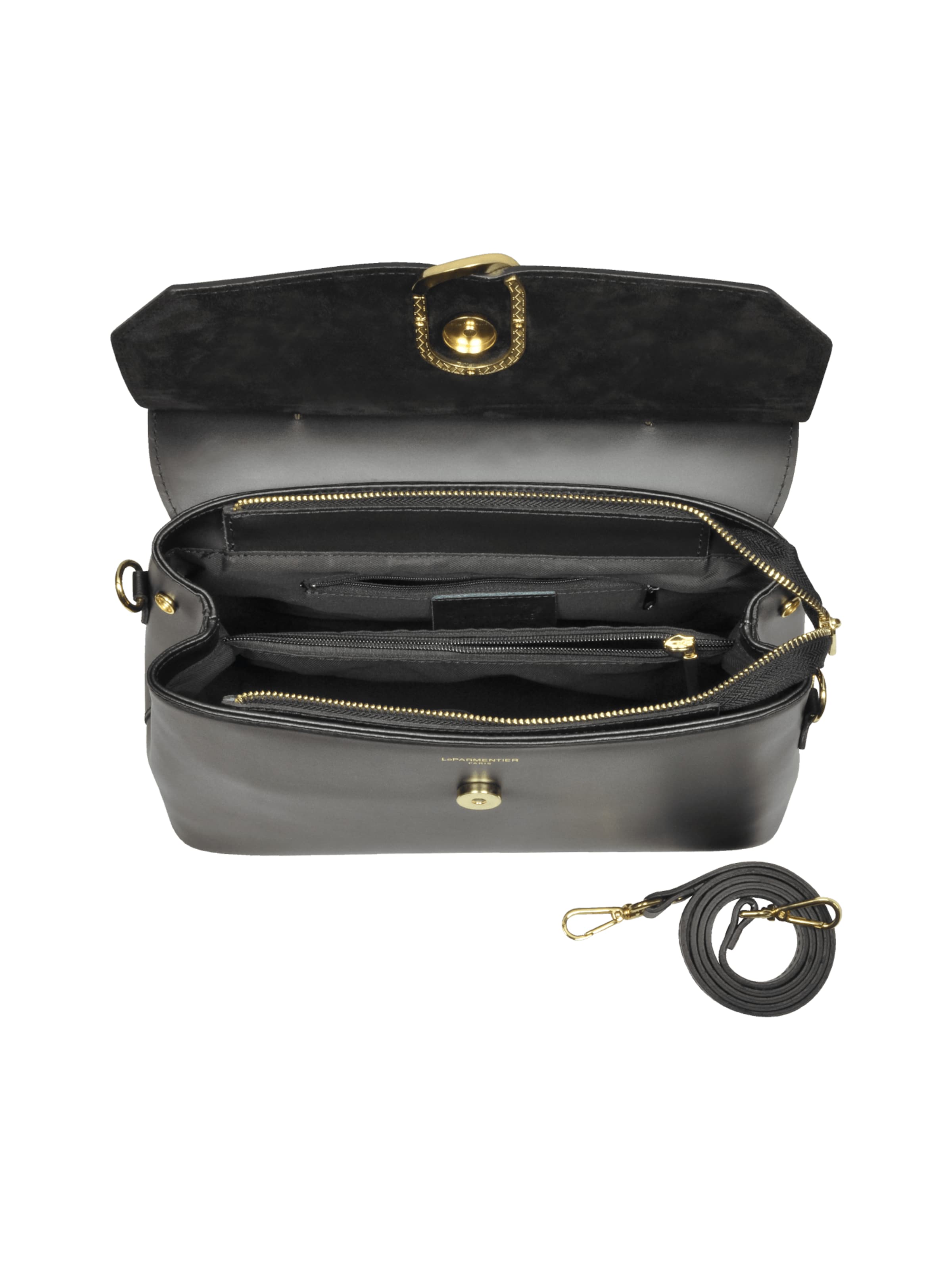 LeParmentier Handtas 'Thais' in Zwart