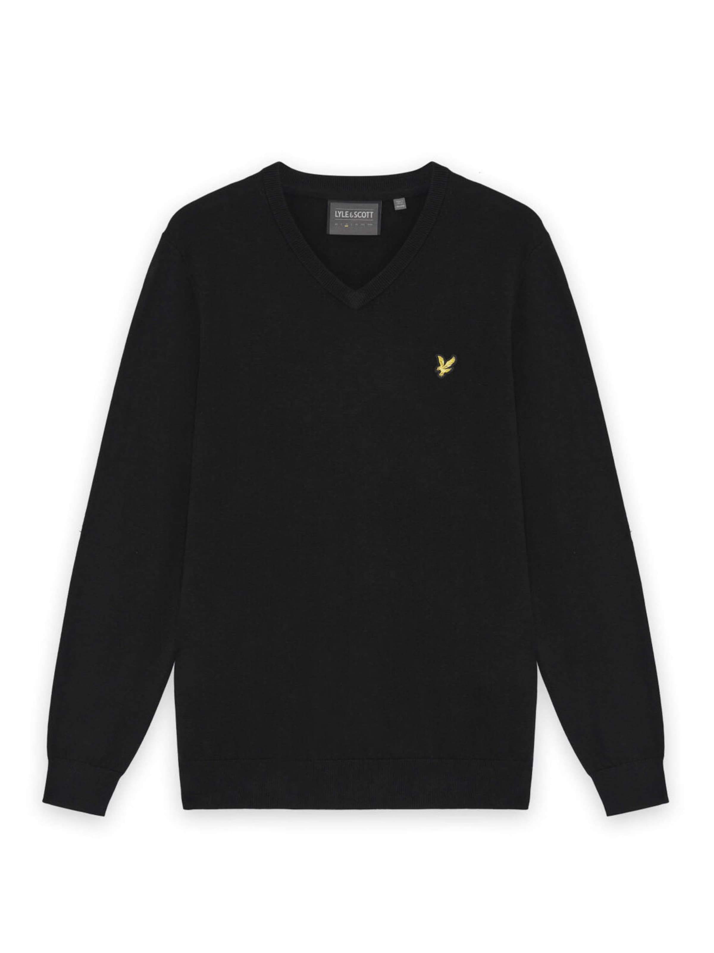 Lyle & Scott Pullover in Schwarz: Vorderseite