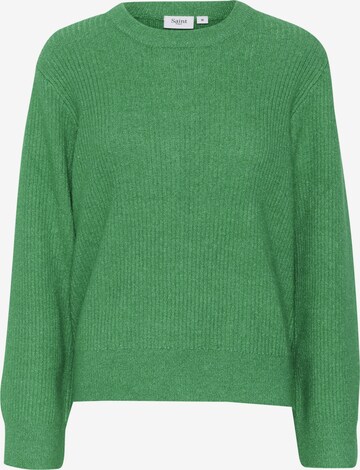 SAINT TROPEZ Pullover 'Aika' i grøn: forside