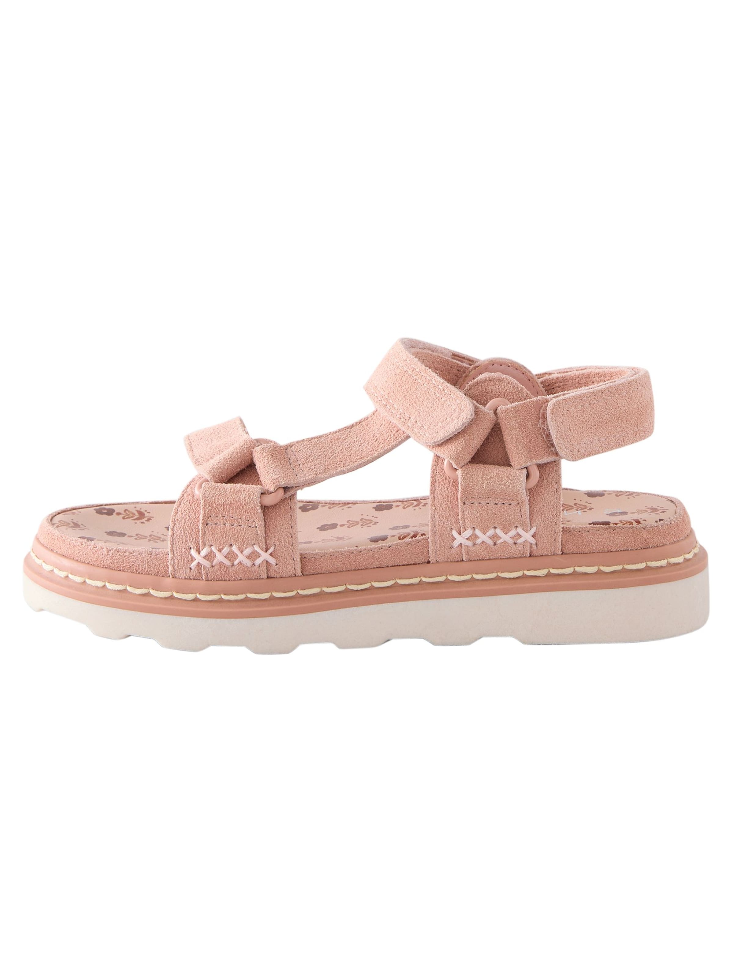 Next - Sandália 'Veloursleder' em rosa: frente