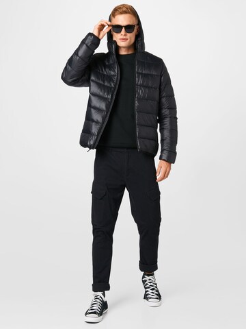 Abercrombie & Fitch Jacke in Schwarz