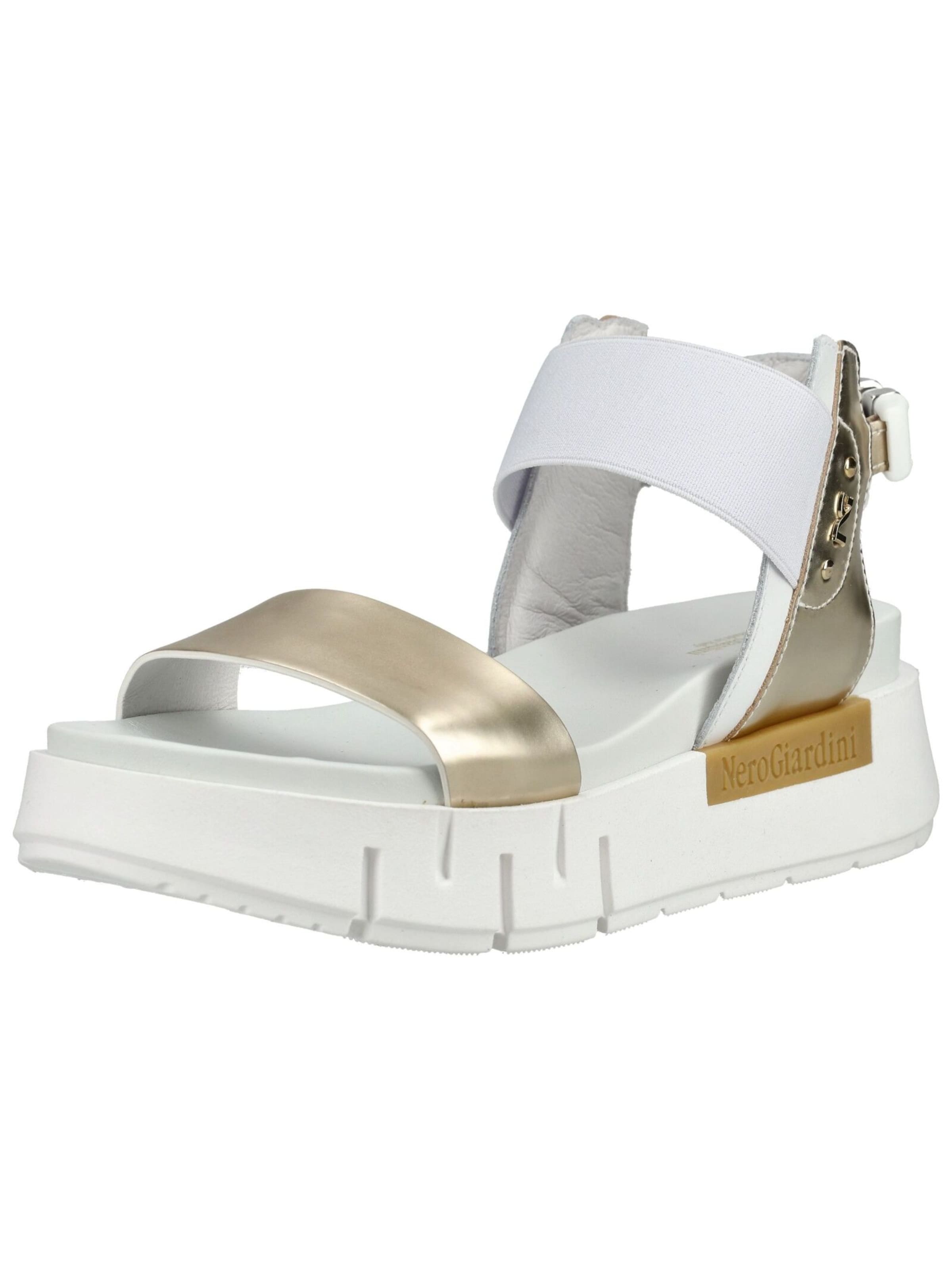 Nero Giardini Sandaal in Goud: voorkant