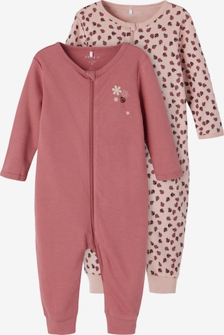 NAME IT - Pijama em rosa: frente