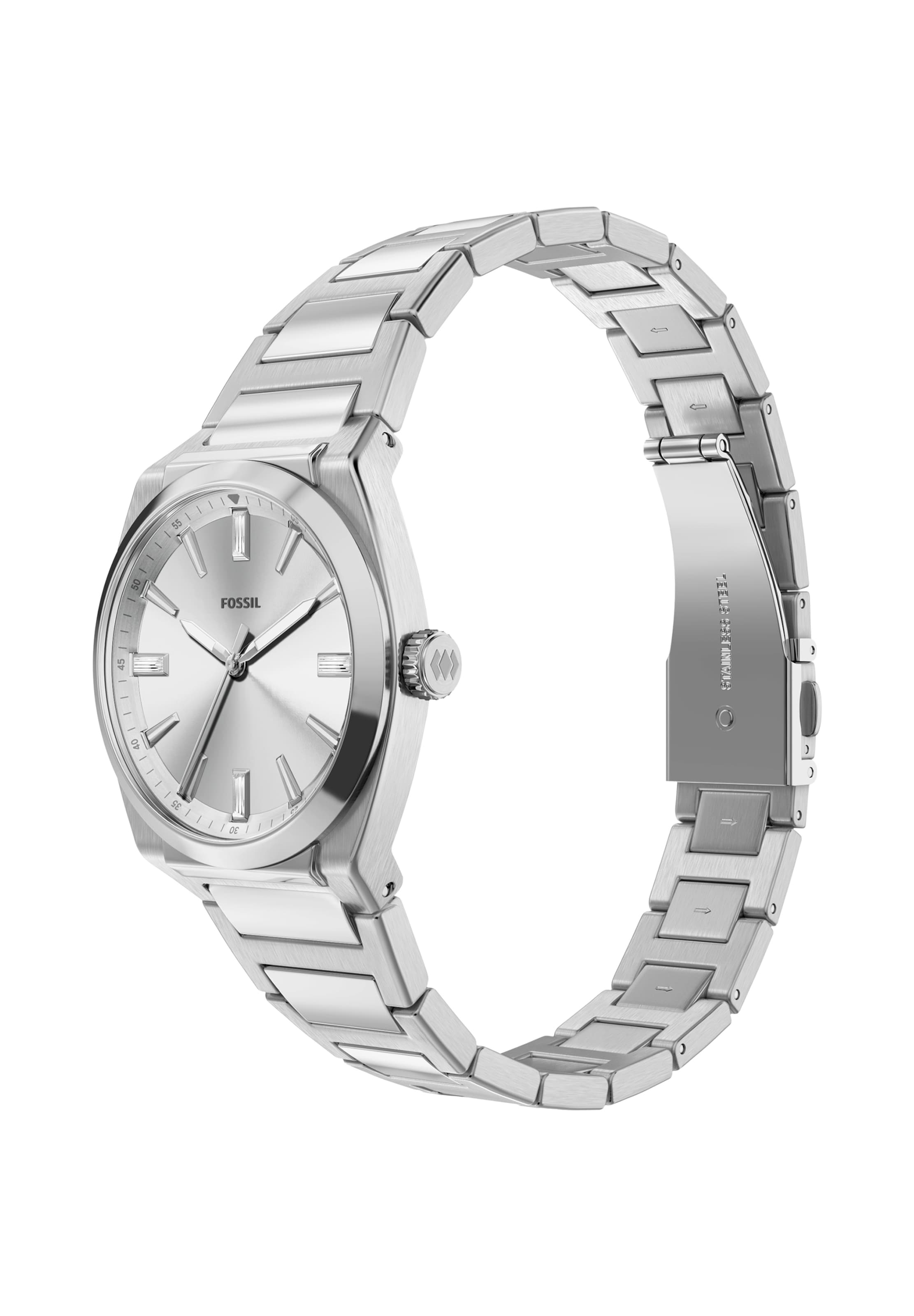 FOSSIL Uhr 'EVERETT' in Silber