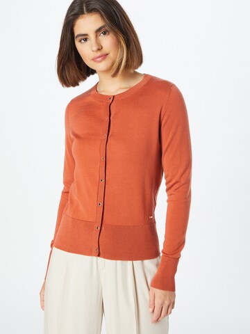 Lindex Knit Cardigan 'Anna' in Orange: front