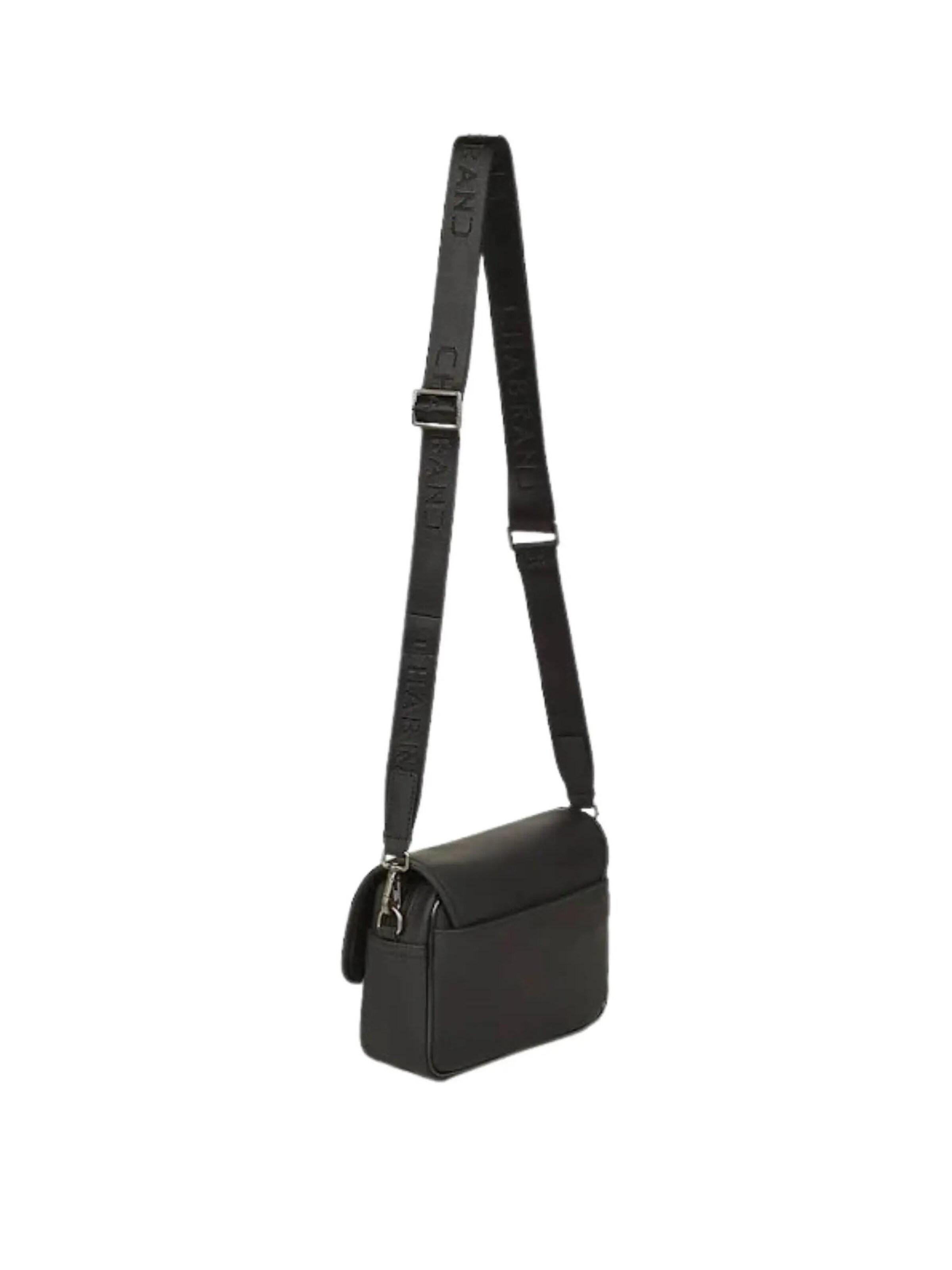 Chabrand - Bolso de hombro 'Sacoche zippée Chabrand Touch Bis 84050SY109 Noir/Gris' en negro