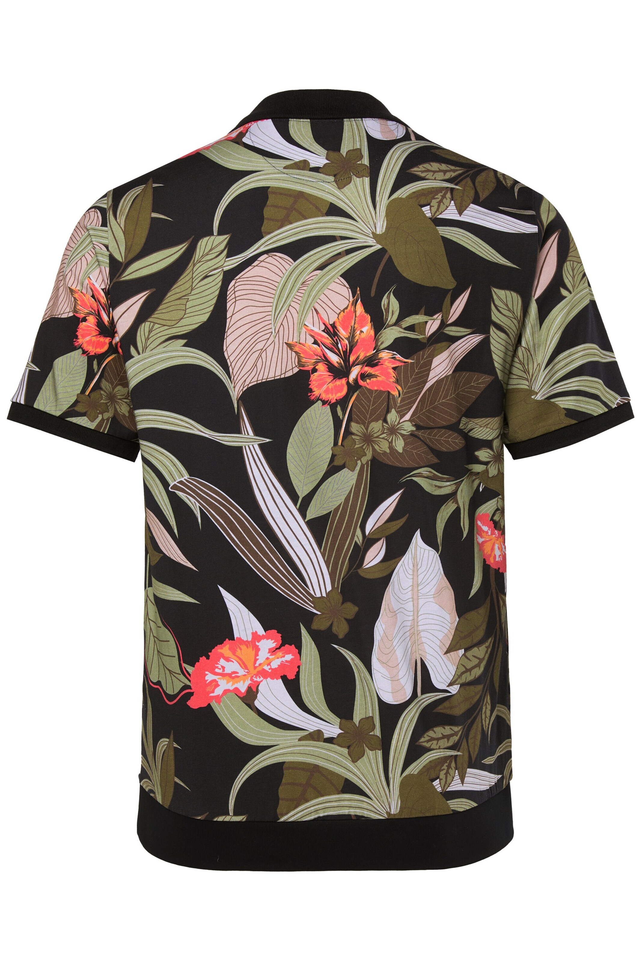 Men Plus Shirt in Zwart