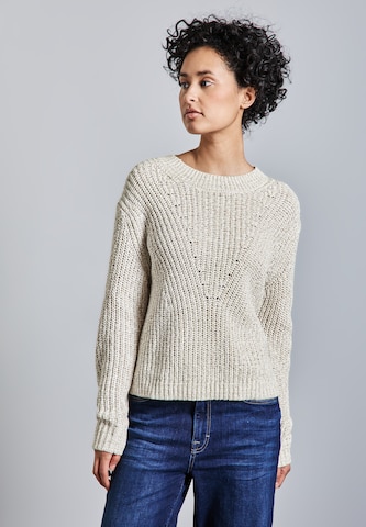 STREET ONE Sweater in Beige: front