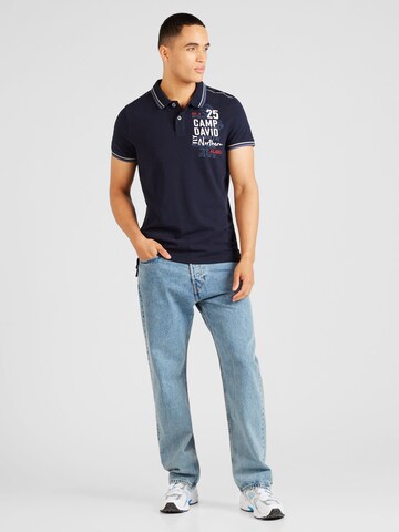 CAMP DAVID Shirt 'Alaska Ice Tour' in Blau