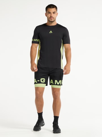 A-Game - Camiseta funcional en negro: frente