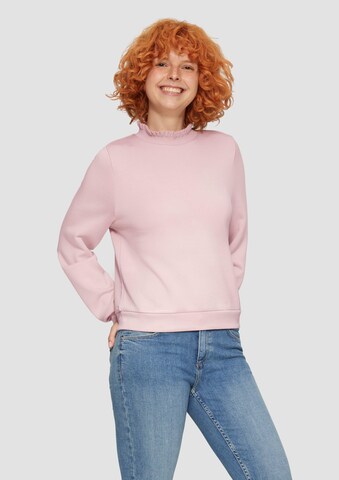 QS Sweatshirt in Pink: front