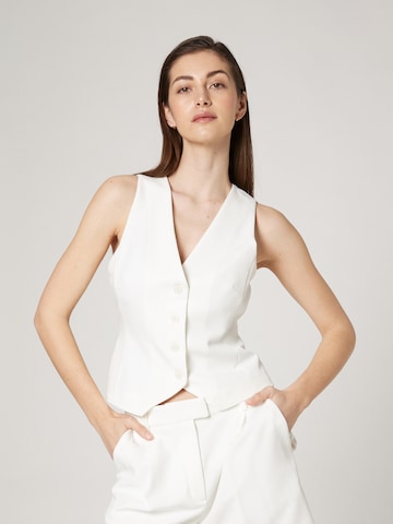 LENI KLUM x ABOUT YOUPrsluk od odijela 'Fiona' - bijela boja: prednji dio