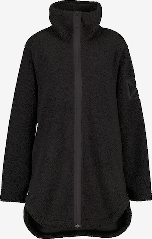 Didriksons Fleece jas 'UMI' in Zwart: voorkant