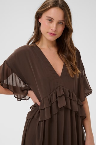 SAINT TROPEZ Dress 'Lindzy' in Brown