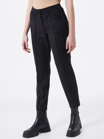 s.Oliver BLACK LABEL Regular Pantalon in Zwart: voorkant