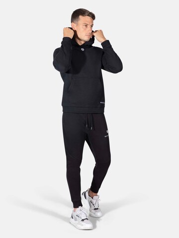 MOROTAI Athletic Sweater 'KIMO' in Black