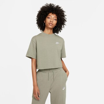 Nike Sportswear Top in Grey: front