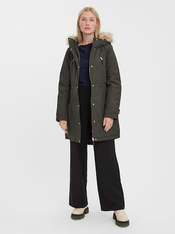 VERO MODA Parka 'Track' in Grün