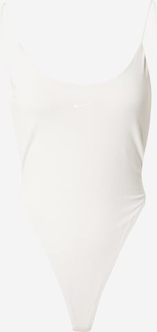 Nike Sportswear Shirt Bodysuit in Beige: front