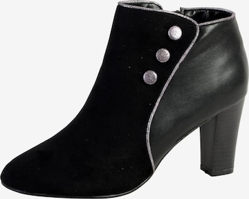 Bottines Enza Nucci en noir : devant