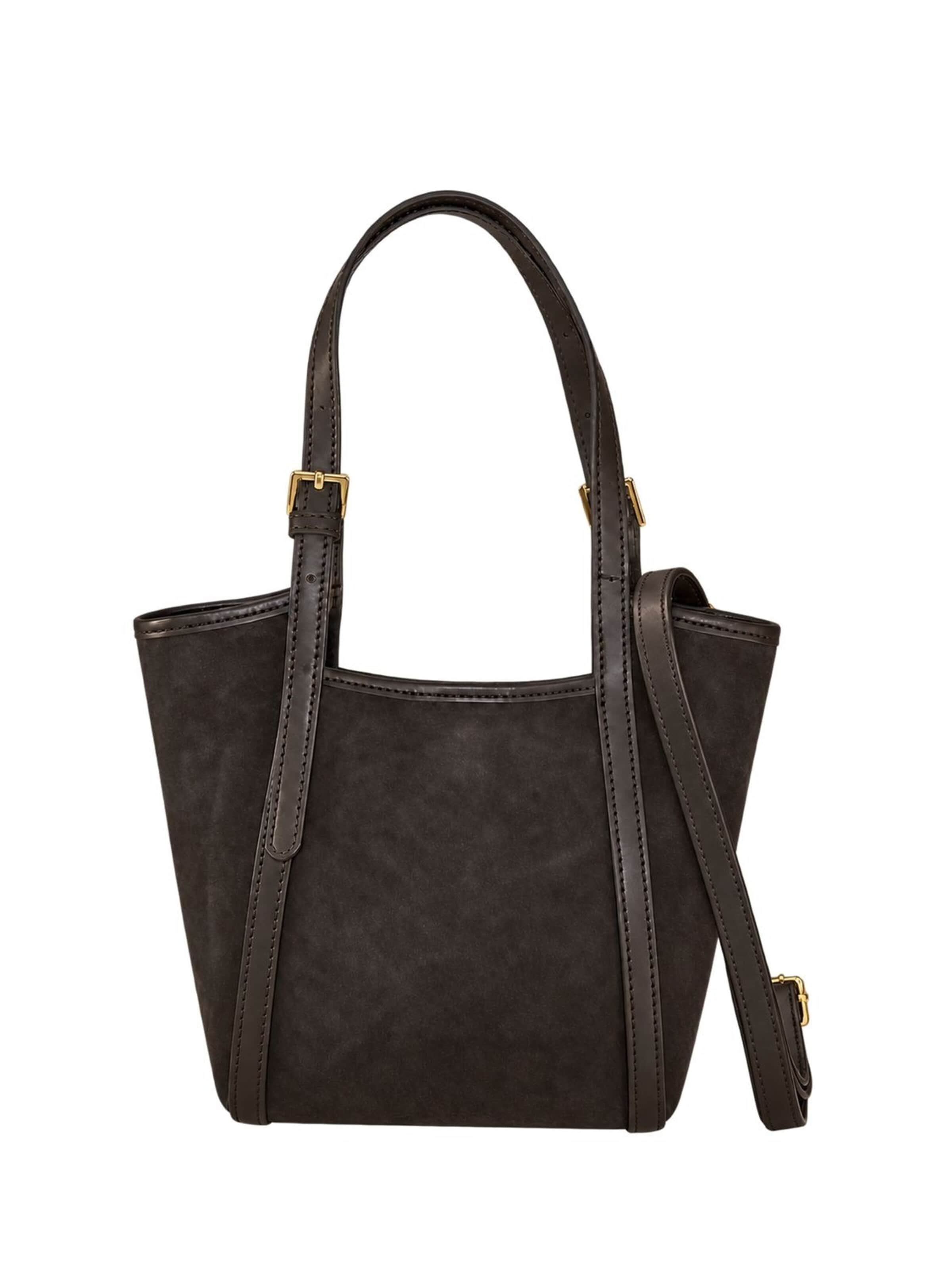Sac bandoulière Florence en marron : devant