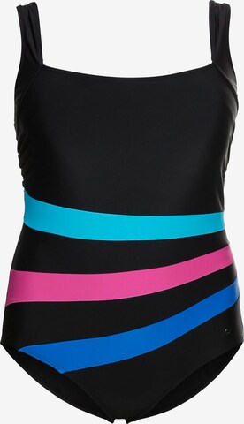 SHEEGO Bralette Swimsuit in Black: front