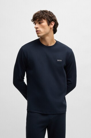BOSS Schlafshirt in Blau: Vorderseite
