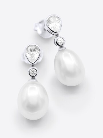 Ateliers Saint Germain Earrings 'Miramas' in White