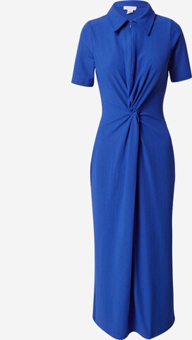 Warehouse - Vestido camisero en azul: frente