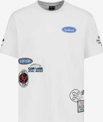 Sublevel T-Shirt in Weiß: Vorderseite