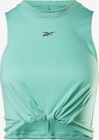 Reebok Sporttop in Blauw: voorkant