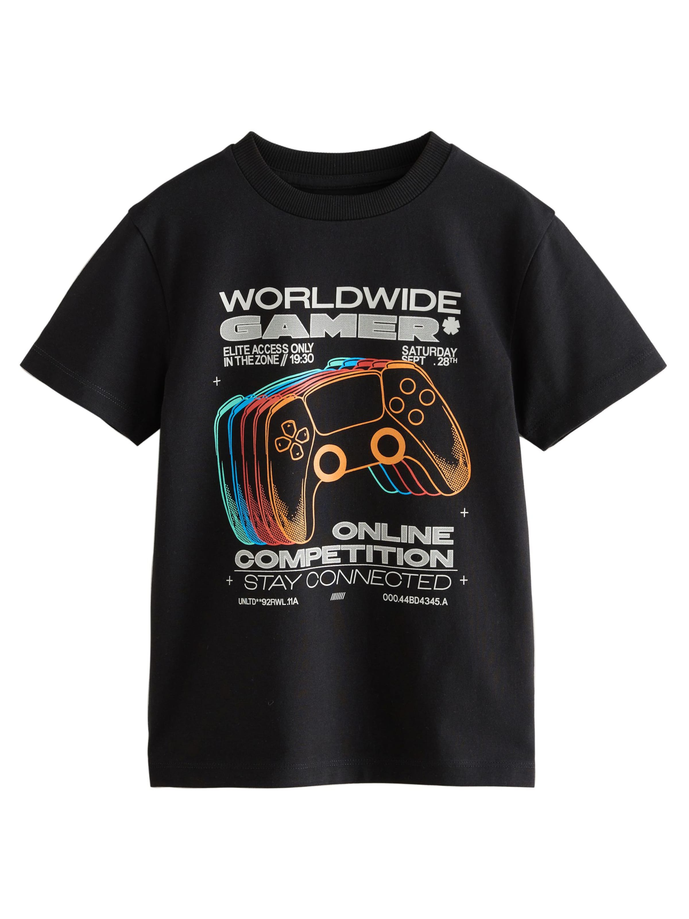 Next Shirt in Zwart: voorkant