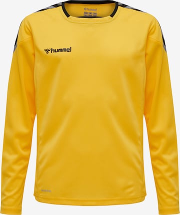 Hummel Functioneel shirt 'Poly' in Geel: voorkant