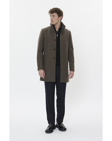 Matinique Regular fit Between-seasons coat 'Harvey' in Beige