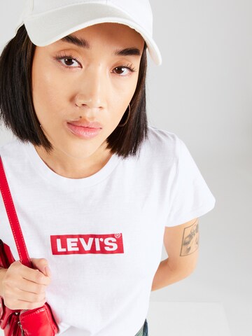 LEVI'S ® Paita 'Graphic Authentic Tshirt' värissä valkoinen