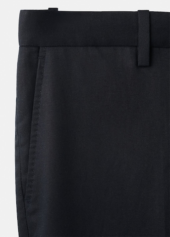 MANGO MAN Slim fit Pleated Pants 'Amalfi' in Blue