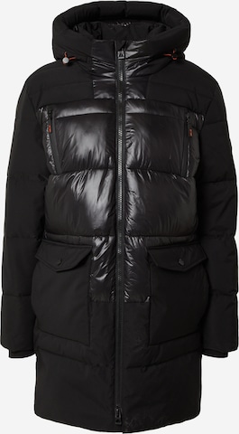 INDICODE JEANS Winter coat 'Onyx' in Black: front