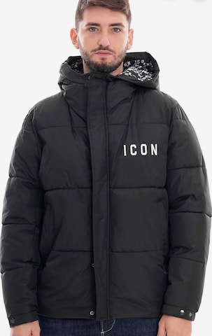 Sweat-shirt ICON en noir : devant