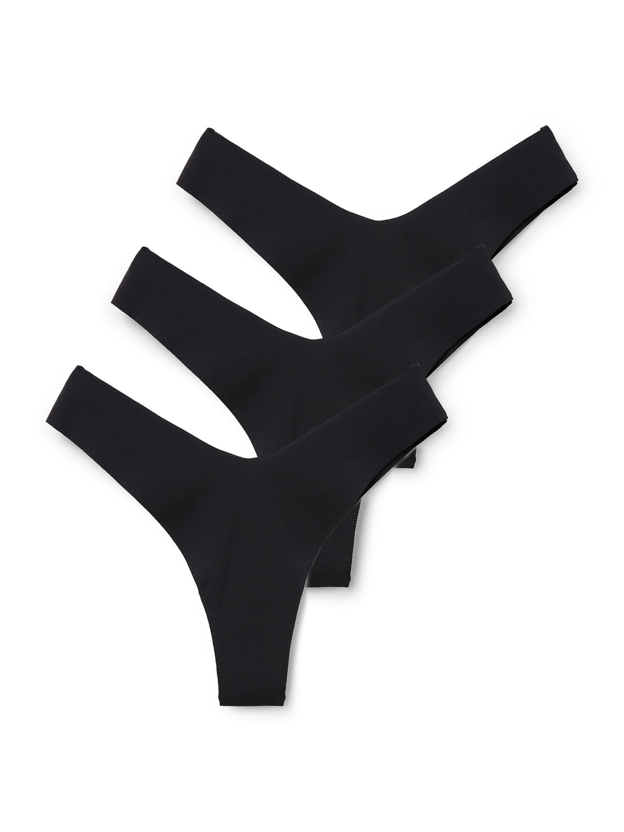 Tezenis Thong in Black: front