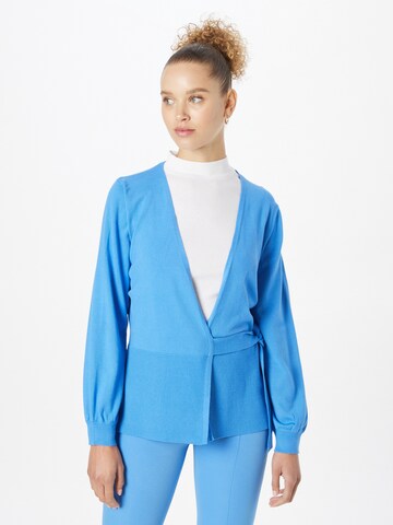 s.Oliver Gebreid vest in Blauw: voorkant