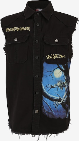 Gilet 'Iron Maiden FOTD' Brandit en noir : devant