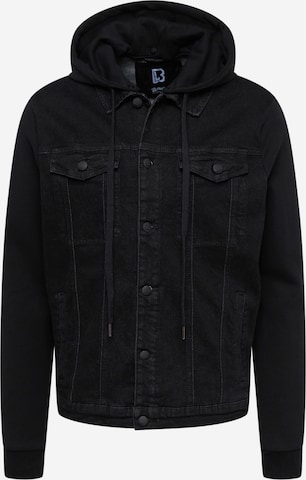 Brandit Between-Season Jacket in Black: front