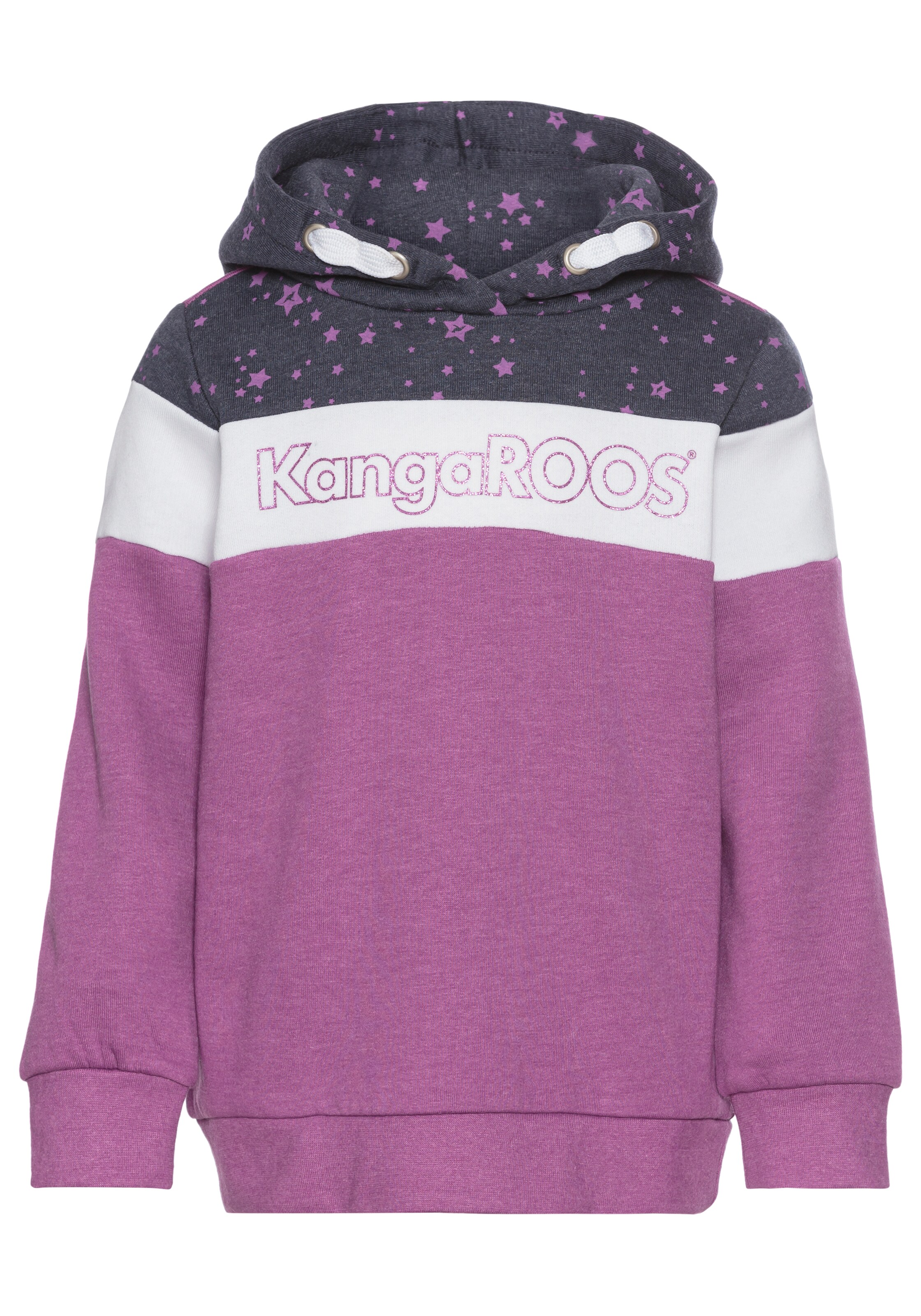 KangaROOS Sweatshirt in Purple: front